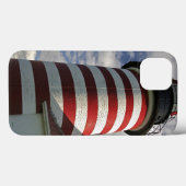 USA, Maine, Lubec. West Quoddy Head LIghthouse Case-Mate iPhone Case (Achterkant (horizontaal))