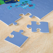 USA MAP avec drapeaux puzzle puzzle puzzle (Côté)