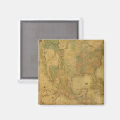 USA Map Magnet Magneet (Voorkant / Achterkant)