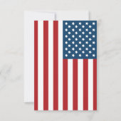 USA Mariage du drapeau patriotique RSVP 2 (Dos)