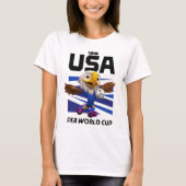 USA Mascot Clutch the Bald Eagle World Cup 2026 T-shirt (Voorkant)