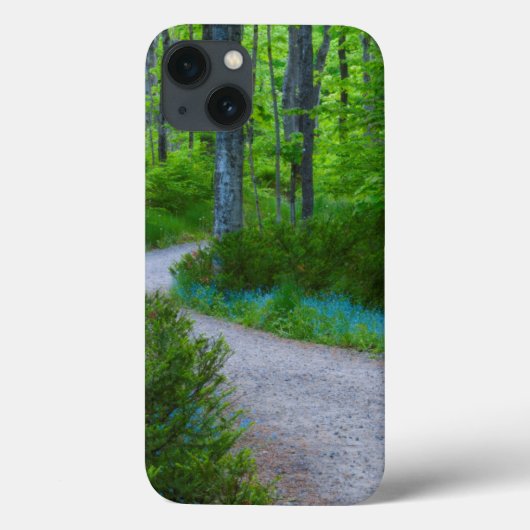 USA, Michigan. Path Thru The Woods Case-Mate iPhone Case (Achterkant)