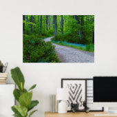 USA, Michigan. Path Thru The Woods Poster (Thuiskantoor)