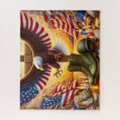 USA Military Boots Legpuzzel (Verticaal)