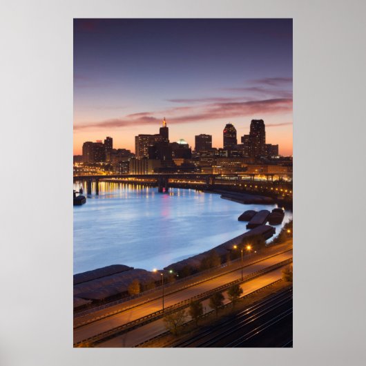 USA, Minnesota, Minneapolis, St. Paul 2 Poster (Voorkant)