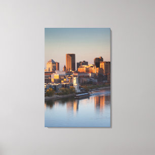 USA, Minnesota, Minneapolis, St. Paul 3 Canvas Afdruk
