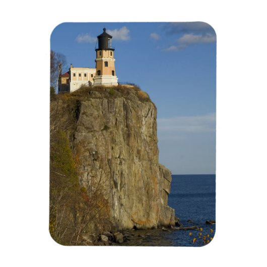 USA, Minnesota. Split Rock Lighthouse on Lake Magneet (Verticaal)