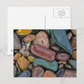 USA, Montana, Clark Fork River, Stones Briefkaart (Voorkant / Achterkant)