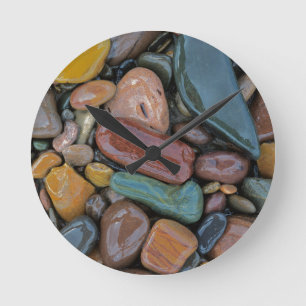 USA, Montana, Clark Fork River, Stones Ronde Klok