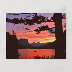 USA, Montana, Glacier National Park. Landscape Briefkaart