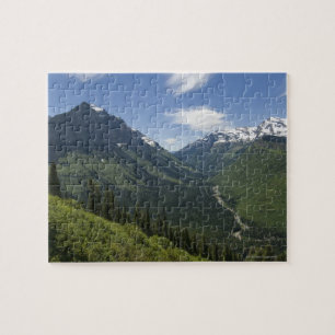 USA, Montana, Glacier National Park, schilderachti Legpuzzel