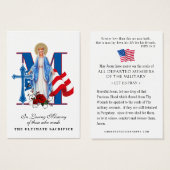 USA Monument commémoratif militaire Religieux (Devant & derrière)