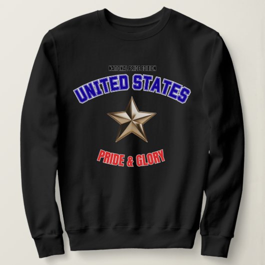 USA National Pride Edition Women's Sweatshirt (Design devant)