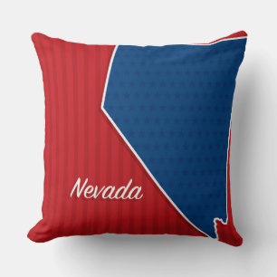 USA Nevada State Patriottische Sterren en Strepen Kussen