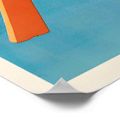 USA New Hampshire Vintage Ski Poster - Framed (Coin)