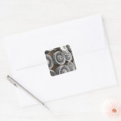 USA, New Mexico, Prewitt: Auto Hubcaps / Rt. 66 Vierkante Sticker (Envelop)