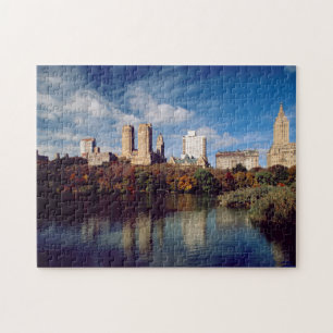 USA, New York City, Central Park, Lake Legpuzzel