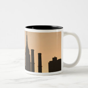USA, New York, New York City, Manhattan: 23 Tweekleurige Koffiemok