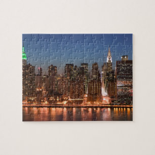 USA, New York, New York City, Manhattan: antenne Legpuzzel