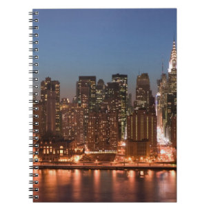 USA, New York, New York City, Manhattan: antenne Notitieboek