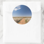 USA, Oklahoma, Black Kettle National Grasslands Ronde Sticker (Tas)