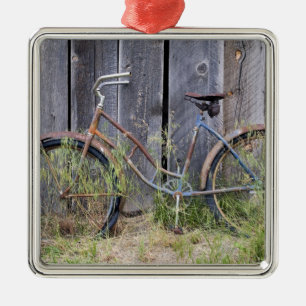 USA, Oregon, Bend. Een vervallen oude fiets Metalen Ornament