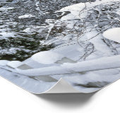 USA, Oregon, Clackamas County. verse sneeuw Poster (Hoek)