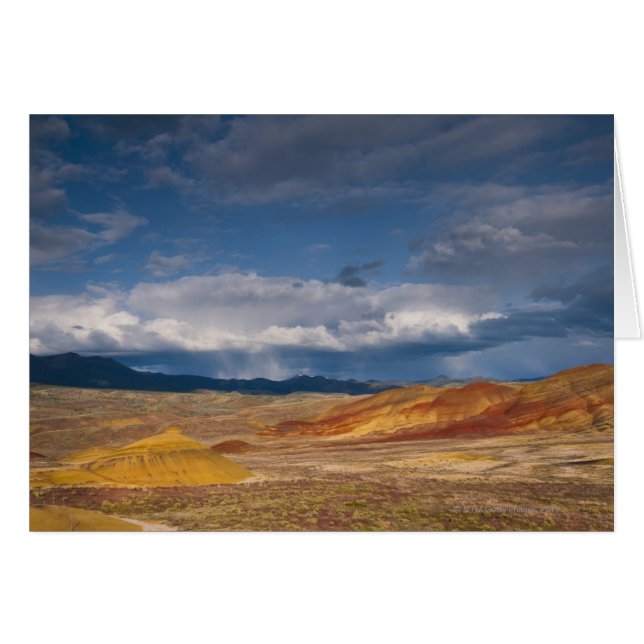 USA, Oregon, Mitchell, Painted Hills avec tempête (Devant horizontal)