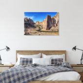 USA, Oregon, Smith Rock State Park Canvas Afdruk (Insitu (Slaapkamer))