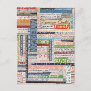 USA Original Briefkaart