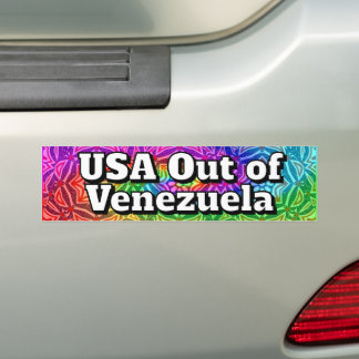 USA Out of Venezuela  Bumpersticker