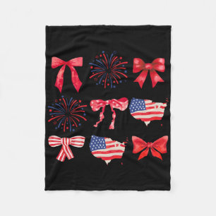 Usa Pak Tuxedo Patriottisch 4 juli Vlag Amerika Fleece Deken