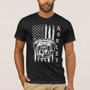 USA Patriot Carlin Chien US Pet T-shirt
