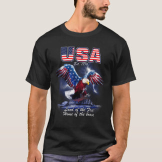 USA Patriotic American Eagle T-shirt