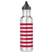 USA Patriotic American Flag Stripes Bouteille d'ea (Droite)