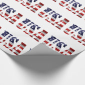 USA Patriotic Cadeaupapier (Hoek)
