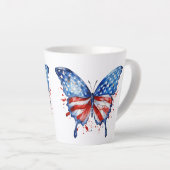 USA Patriotic Latte Mug (Angle droit)