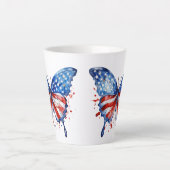 USA Patriotic Latte Mug (Devant)