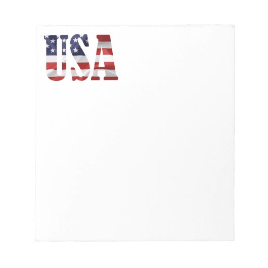 USA Patriotic Notitieblok (Voorkant)