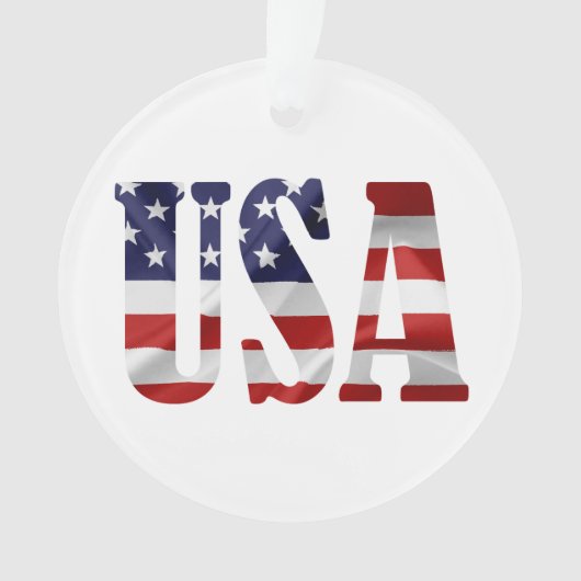 USA Patriotic Ornament (voorkant)