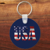 USA Patriotic Sleutelhanger (Voorkant)