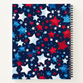 USA Patriotic Stars Composition Carnet (Dos)