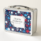 USA Patriotic Stars Lunchbox (Voorkant)