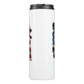 USA Patriotic Thermosbeker (Achterkant)