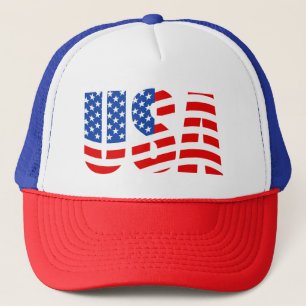 USA Patriotic Trucker Hat Trucker Pet