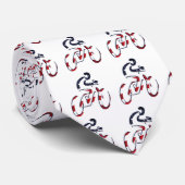 USA Patriottisch Fietsen Stropdas (Opgerold)