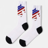 USA Patriottisch Ruiterlijk  Sokken (Links)