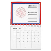 USA Patriottisch VOETBAL Sport Kalender (Feb 2026)