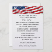 USA Patriottische Deco Kaart (Achterkant)