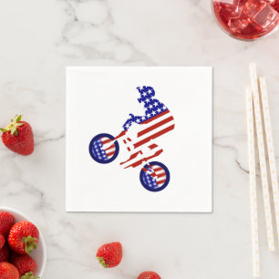 USA Patriottische Fietsen BMX Servet